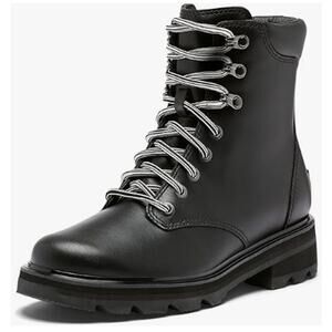 NEW Sorel - Lennox Lace STKD - Black/Sea Salt, Women's 8 NEW